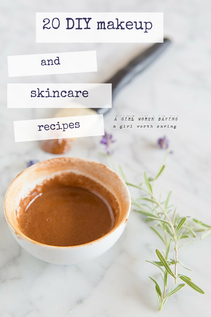 20 DIY makeup and skincare recipes