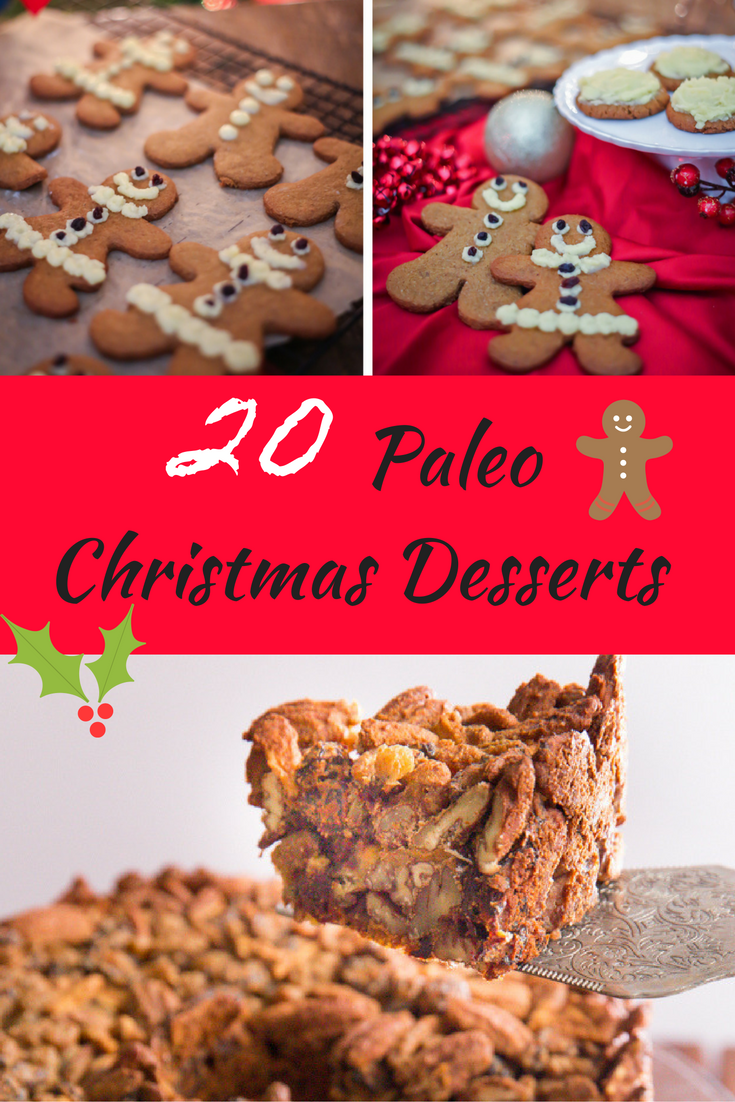 20 Paleo Christmas Desserts