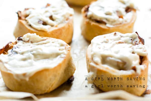 Paleo Cinnamon Rolls on a plate