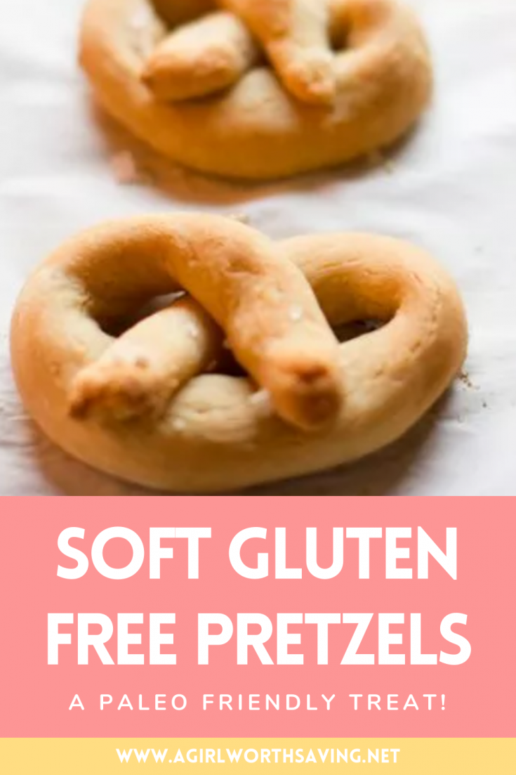 The perfect Gluten Free Pretzels that are soft, just like the ones at the ballpark! Grain-free, it's made with Tapioca flour and coconut flour and is yeast-free.
