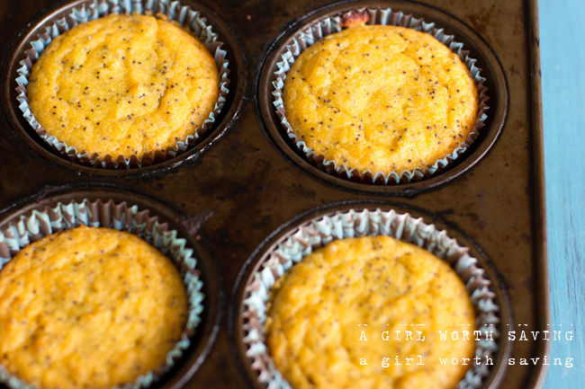 Sweet, moist Lemon Poppyseed Muffins that are Paleo, Gluten-free and Nut-free