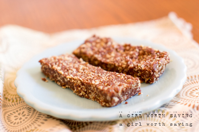 Nut-free Chocolate Chew Bar Paleo Vegan