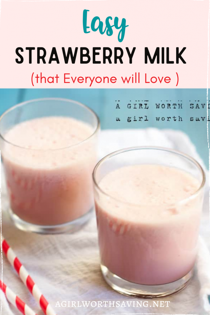 What person can resist strawberry milk? This quick drink rivals any store-bought version and is much healthier. If your strawberries are very sweet, you can skip the maple syrup.