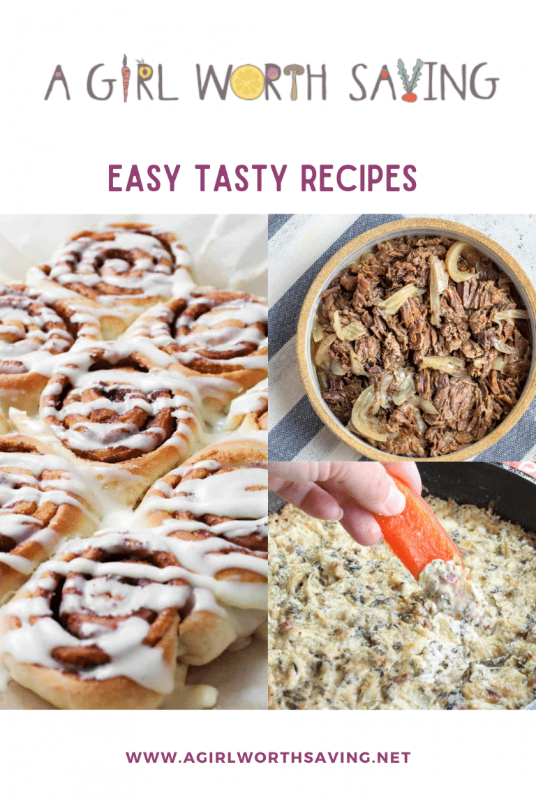 a girl worth saving recipe collage