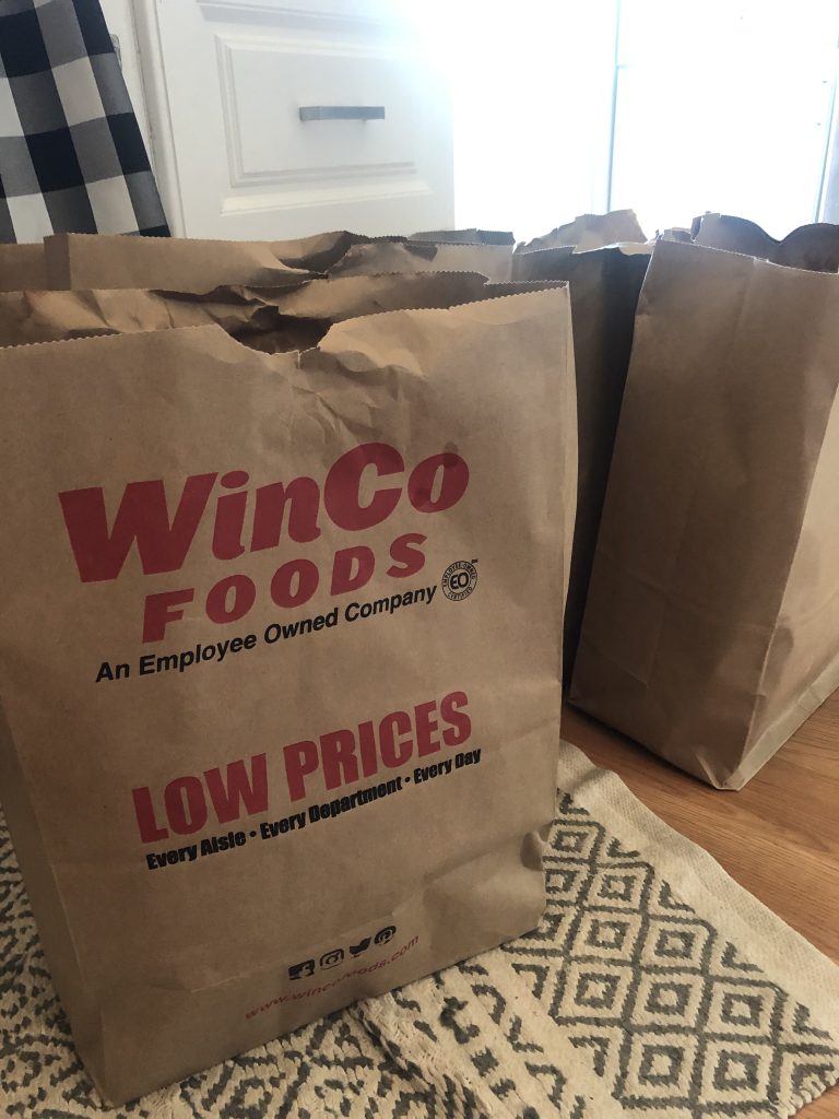 Winco groceries delivered by Dumpling App Shopper