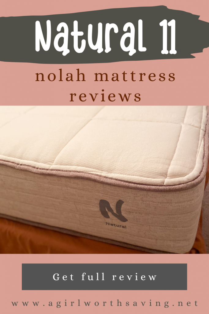 nolah mattress reviews - natural 11