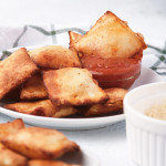 Air Fryer Pizza Rolls on a plate