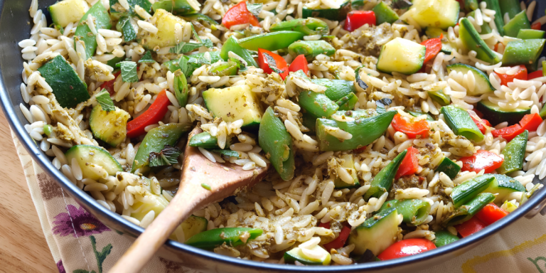 Going vegan? Try this healthy and simple orzo-based dish