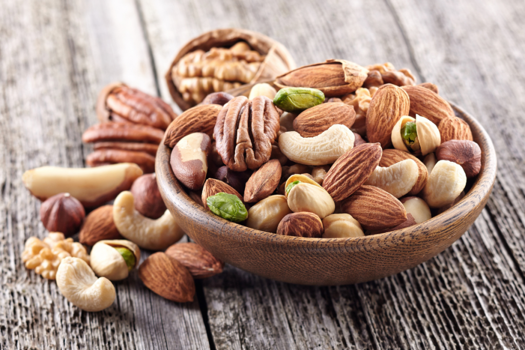 Nuts for skin, hair, nails