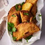 AIP Plantain Empanadas Kelly Bejelly bowl of plantain empandas