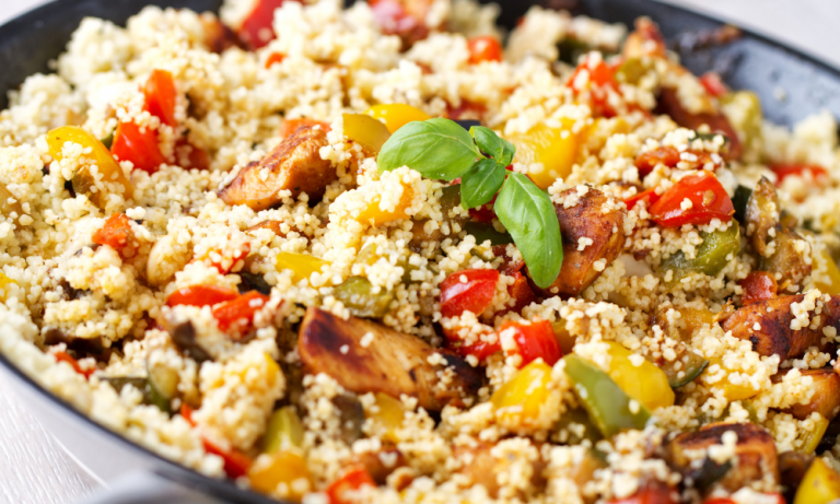 Pearl couscous and tabbouleh recipe (Lebanese couscous salad)