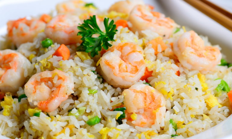Rice with shrimp recipe