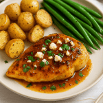 Craving something bold, cheesy, and wildly flavorful? This crispy hot honey feta chicken recipe checks every box. Think: juicy chicken cutlets with a golden panko crust, creamy melted feta, and a sticky hot honey drizzle that brings the heat. It tastes gourmet, but it’s surprisingly easy to pull off on a busy weeknight.