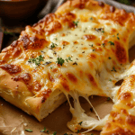 You know how some days just call for carbs and cheese? Not a salad, not a smoothie… I’m talking full-on, gooey, buttery bread that stretches when you pull it apart. The kind that makes you pause mid-bite like, “Wait. Did I just make this at home?” Yeah. These cheesy breadsticks are that moment.