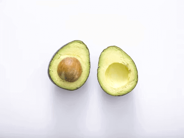 5 Superfoods To Optimize any Salad Kelly Bejelly Halved avocado on white background