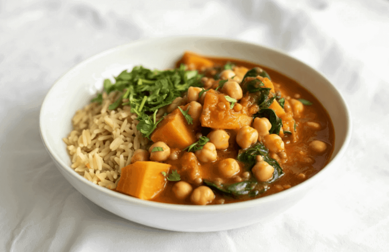 Date Night In - 7 Cozy Dinner Ideas That Spark Better Conversations Kelly Bejelly Slow Cooker Coconut Curry Chickpeas