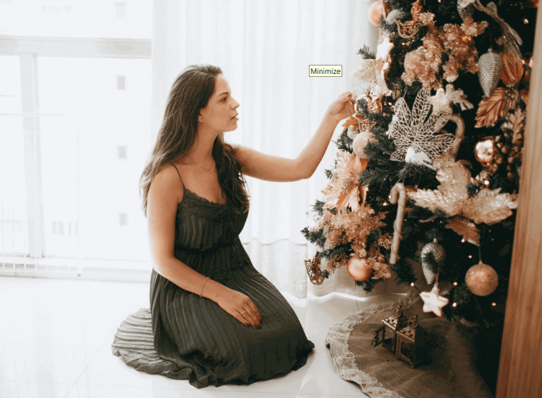 store away Christmas decor