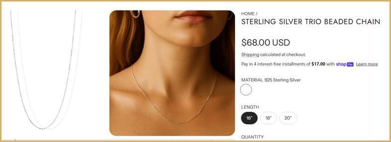 Minimalist Jewelry Trends 2026: Why Simple Gold Necklaces Remain Timeless Kelly Bejelly Woman wearing a simple gold minimalist necklace