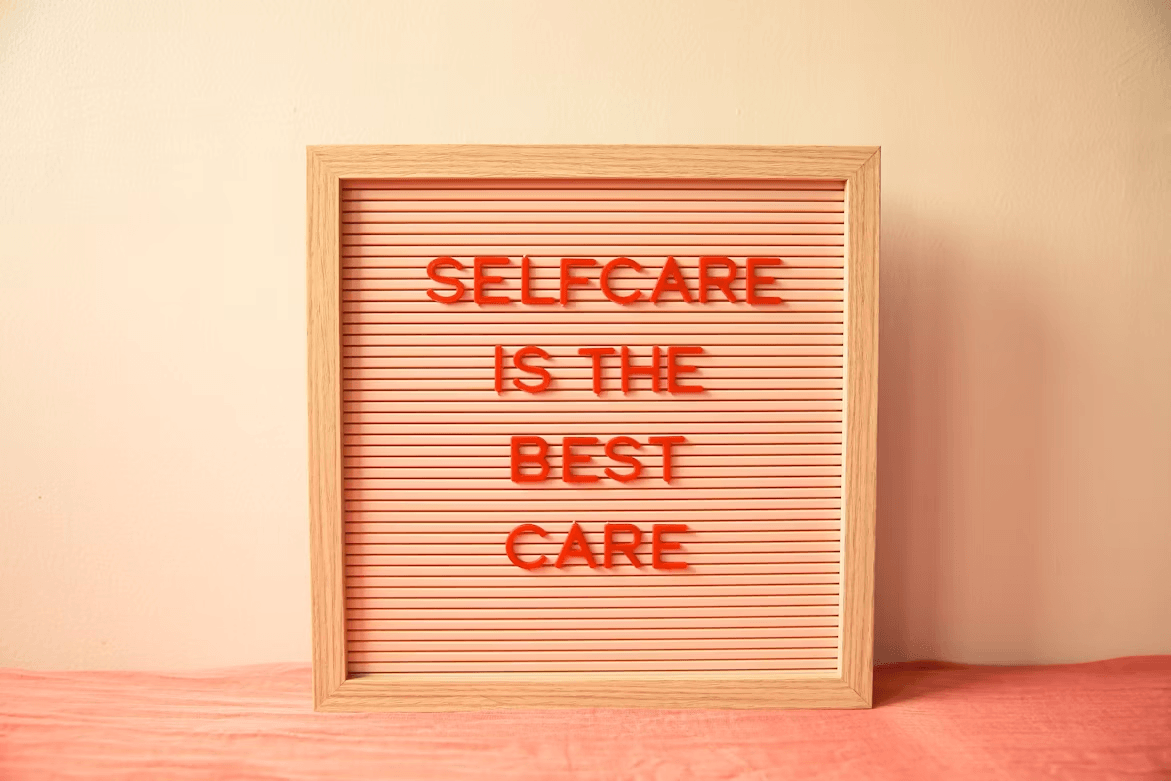 A sign promoting 