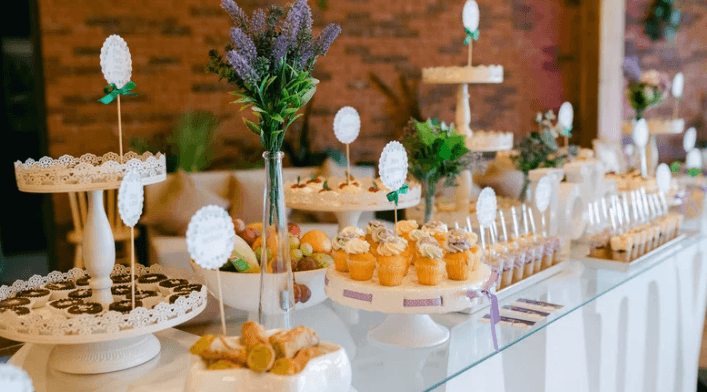 dessert bar