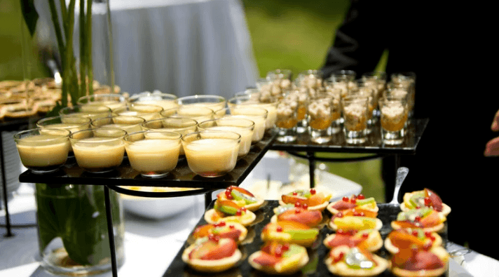 Outdoor party food