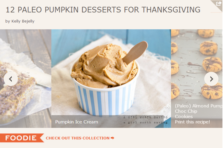 Paleo Pumpkin Dessert Recipes for Thanksgiving