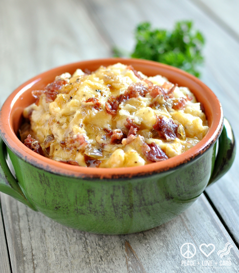 Caramelized Onion and Prosciutto Mac and Cheese
