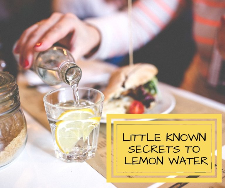 Little Known Secrets to Lemon Water