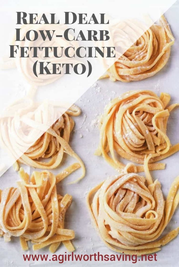 This low carb and keto fettuccine noodle recipe is a dream. It tastes just like the real deal and you will never miss pasta again!