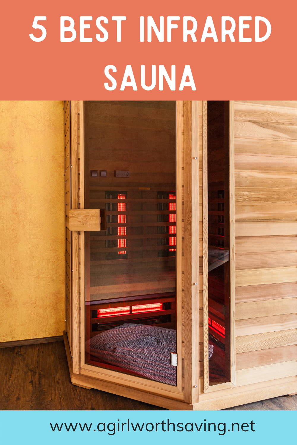 Cedar wood infrared sauna