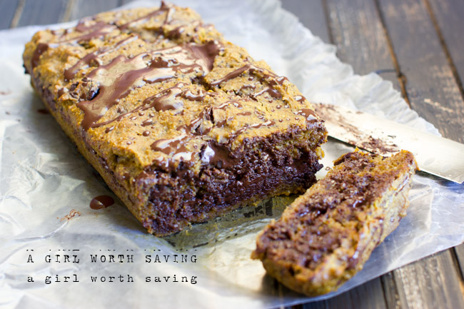 Gooey Chocolate Chip Pumpkin Bread Paleo Vegan