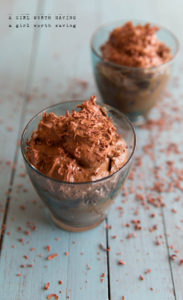 A gluten-free & sugar-free dark chocolate pudding recipe