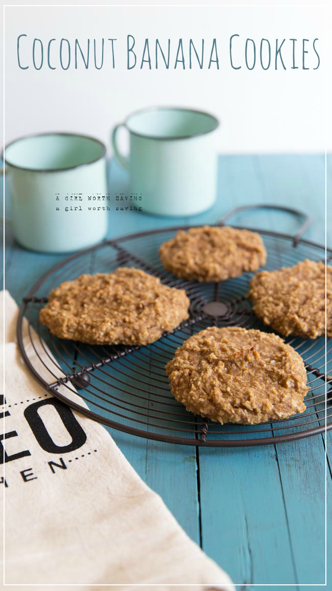 coconut banana cookies