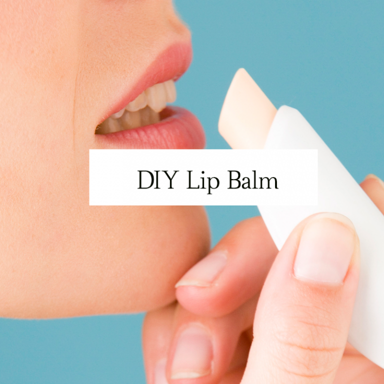 DIY Lip Balm With SPF