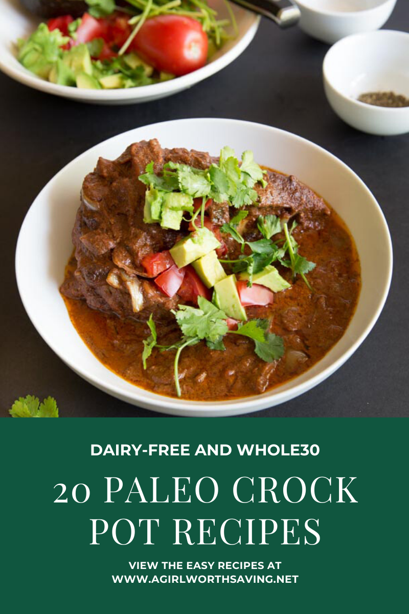 These 20 easy paleo crockpot recipes will make dinner time simple! Make a tasty chicken or beef recipe in your slow cooker that your family will love and works with your clean eating plan.