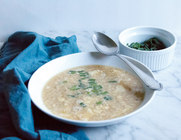 Packed full of healthy protein and low in carbs, this keto egg drop soup is perfect paired with your favorite stir fry!
