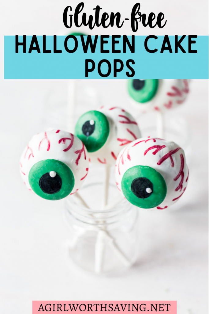 Now that the Little is 6-years-old, I've decided it's time to kick Halloween up a notch and so I made these grain-free, gluten-free halloween eyeball cake pops.