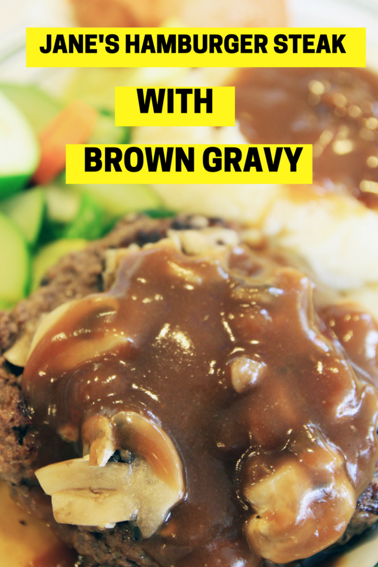 Jane’s Hamburger Steak with Brown Gravy (Paleo, Whole30)