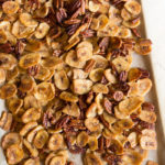 When I got home I immediately started trying to create a fun snack mix.  I initially thought that I would use cayenne but I didn't have any (I hate to admit it that my spice rack is like a hoarder den).  Anyhow, I did have some chipotle and voila, this Honey Chipotle Snack Mix was born. Btw, if you want to make this but you are out of honey, you can check out this post on substitutes for honey.