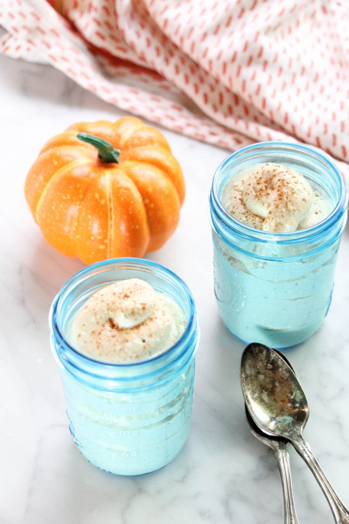 keto low carb pumpkin cheesecake mousse