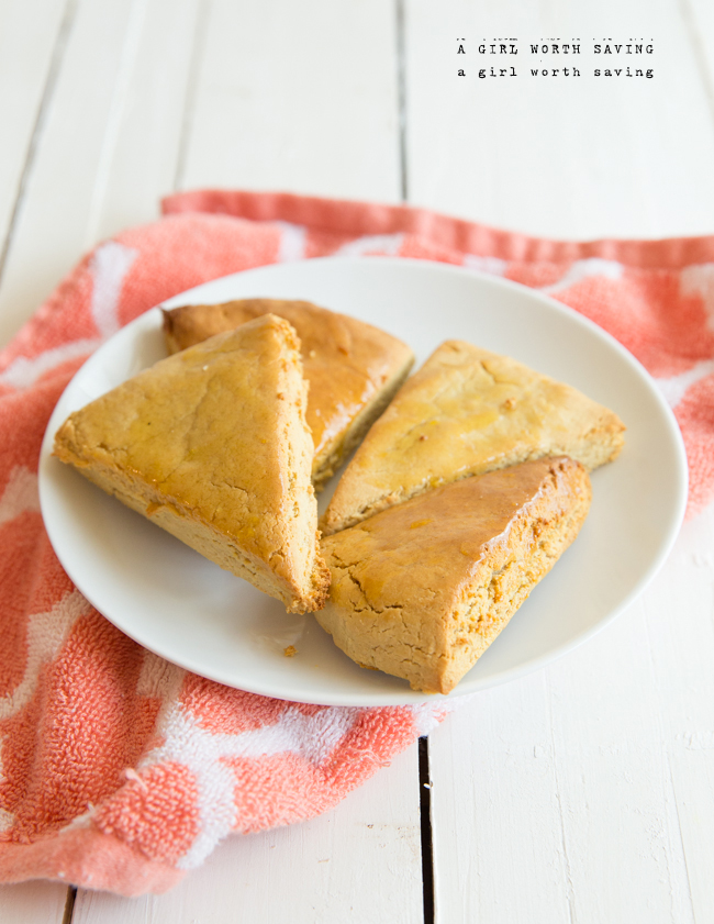 Made with a mix of gluten-free flours, these Paleo Orange Scones are perfect with your afternoon tea or topped with jam!