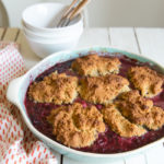 paleo raspberry cobbler