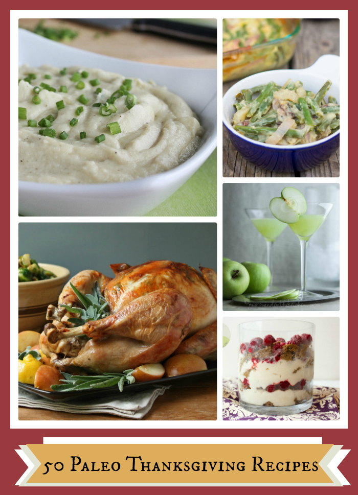 50 Paleo Thanksgiving Recipes (Gluten-free)