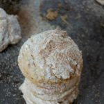 Santa will love these snacking on these gluten free snowball cookies. Made with pecans, they are covered in a delicious coconut powdered sugar that everyone will love.