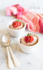 Nutrient rich, vegan and Paleo Strawberry Mousse - A Girl Worth Saving