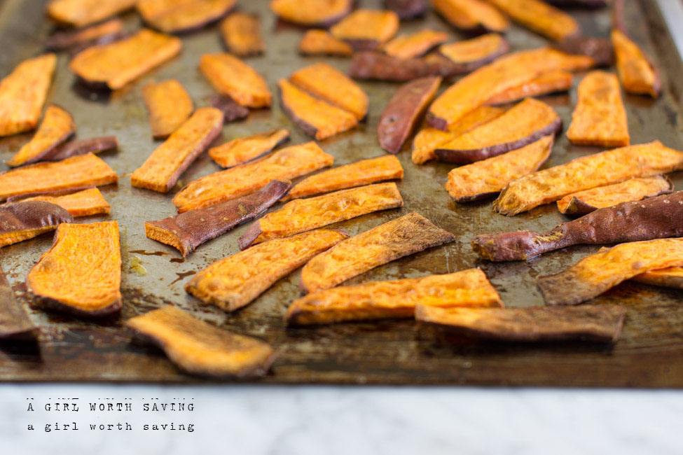 roasted paleo sweet potatoes fries